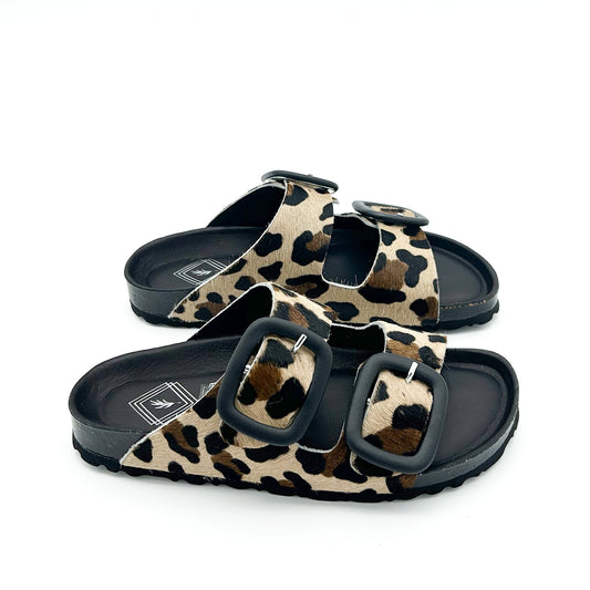 BIO.LAB Ciabatte Cavallino Leopardato