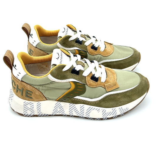 VOILE BLANCHE Sneakers Suede e Tessuto Tecnico