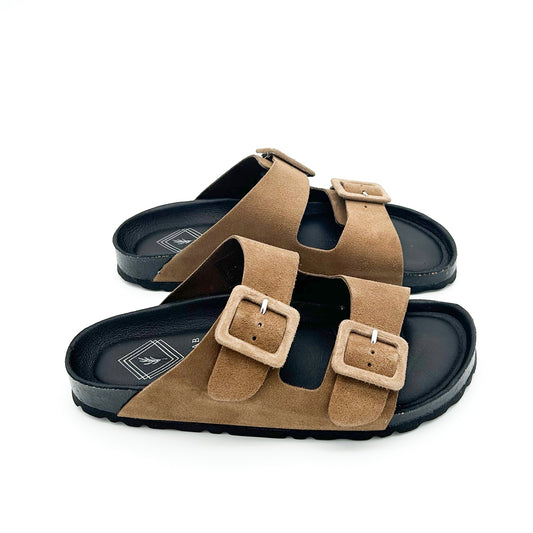 BIO.LAB Ciabatte Camoscio Taupe