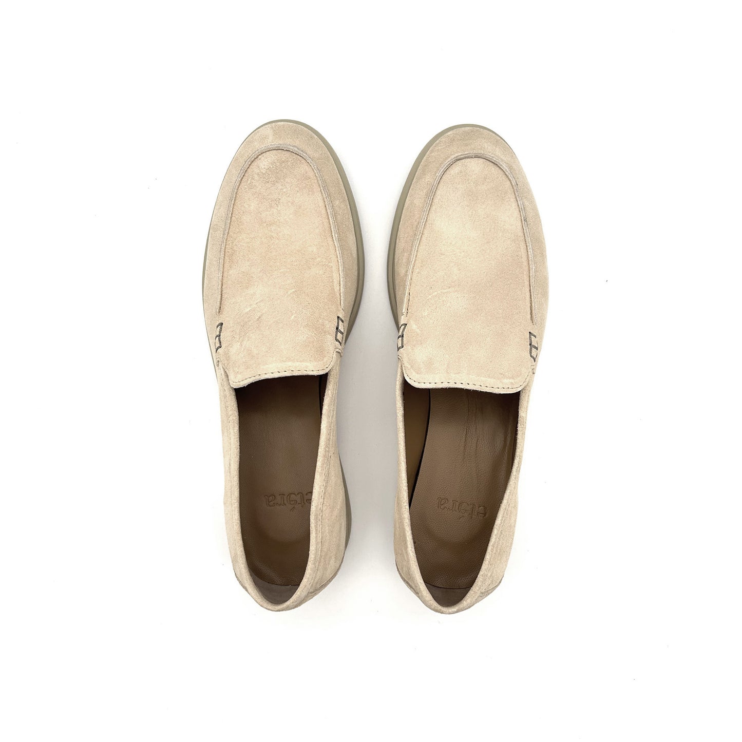 ETÉRA Mocassini Casual Loafer Pelle Scamosciata