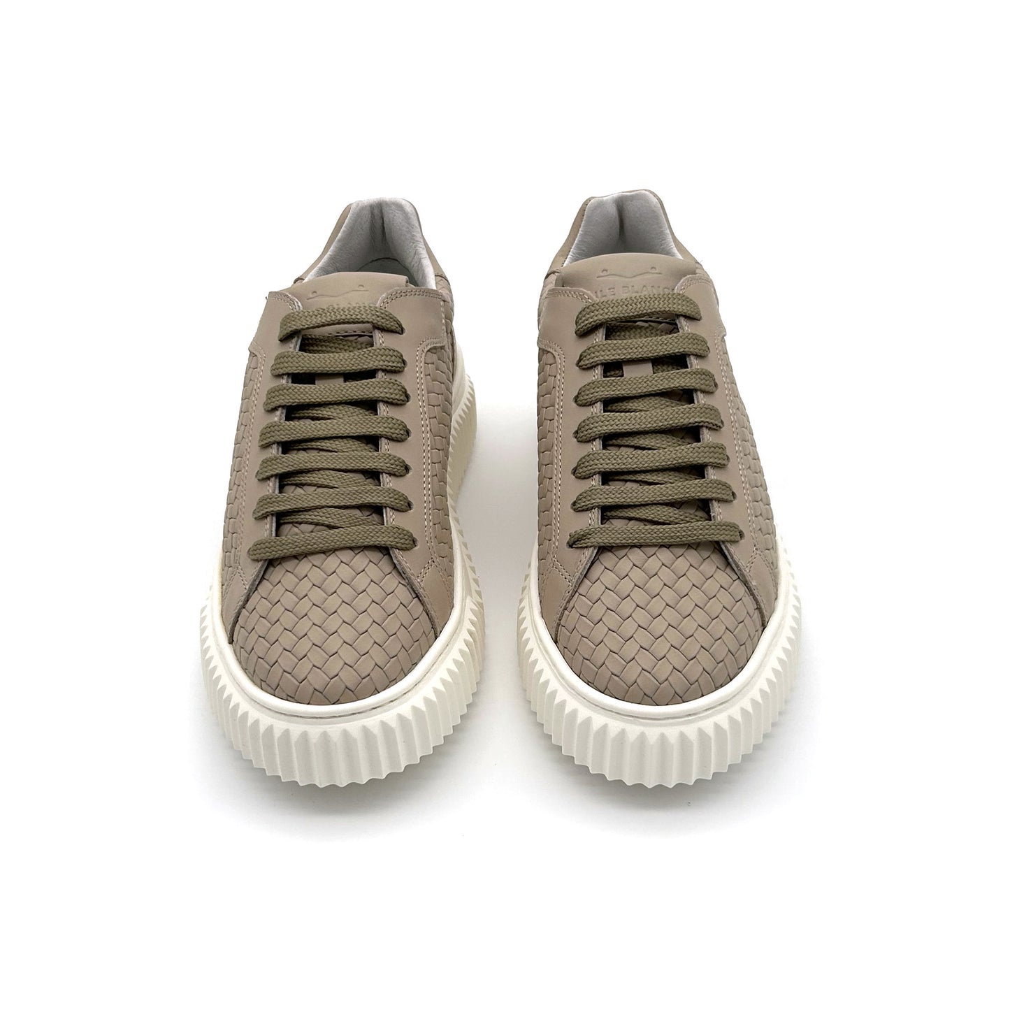 VOILE BLANCHE Sneakers Pelle Intrecciata
