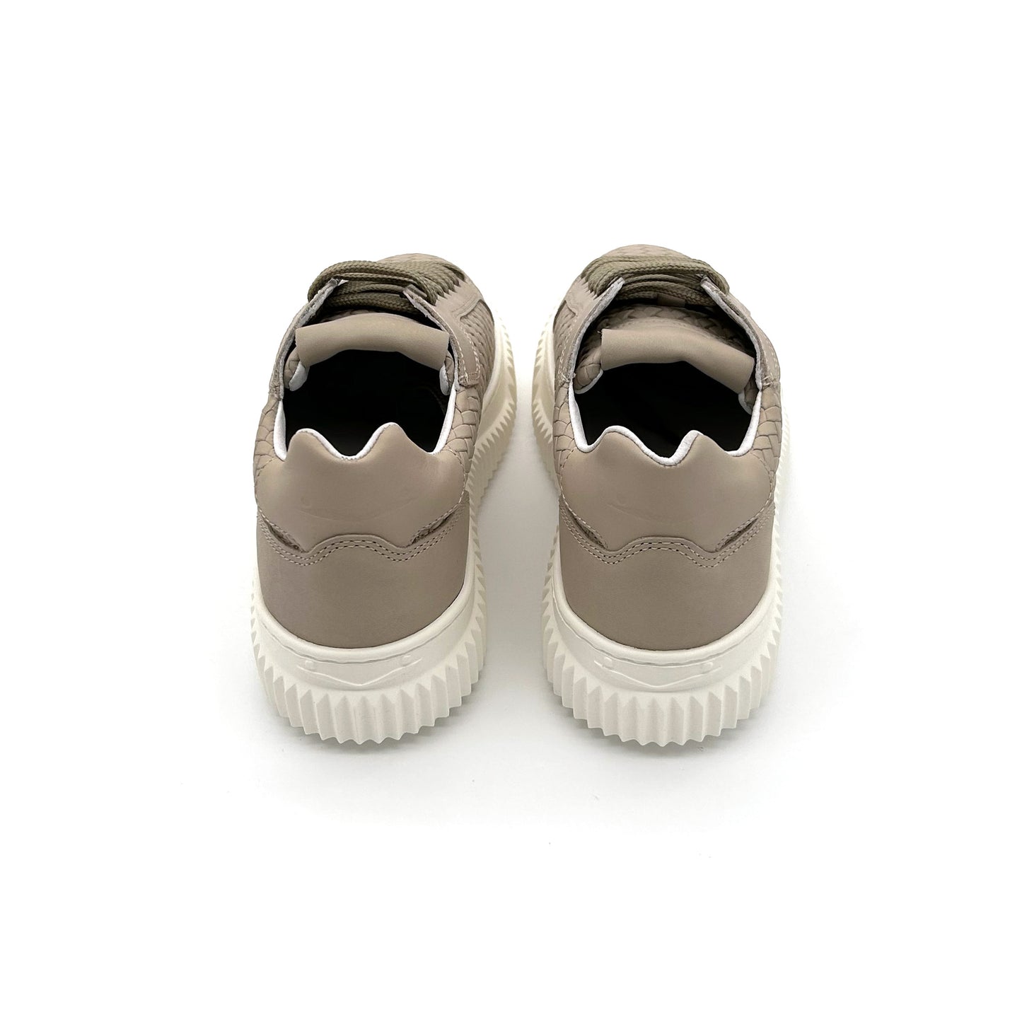 VOILE BLANCHE Sneakers Pelle Intrecciata