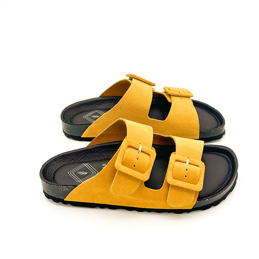 BIO.LAB Ciabatte Camoscio Ocra