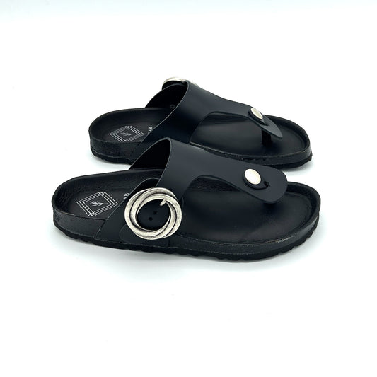 BIO.LAB Ciabatte Pelle Nero