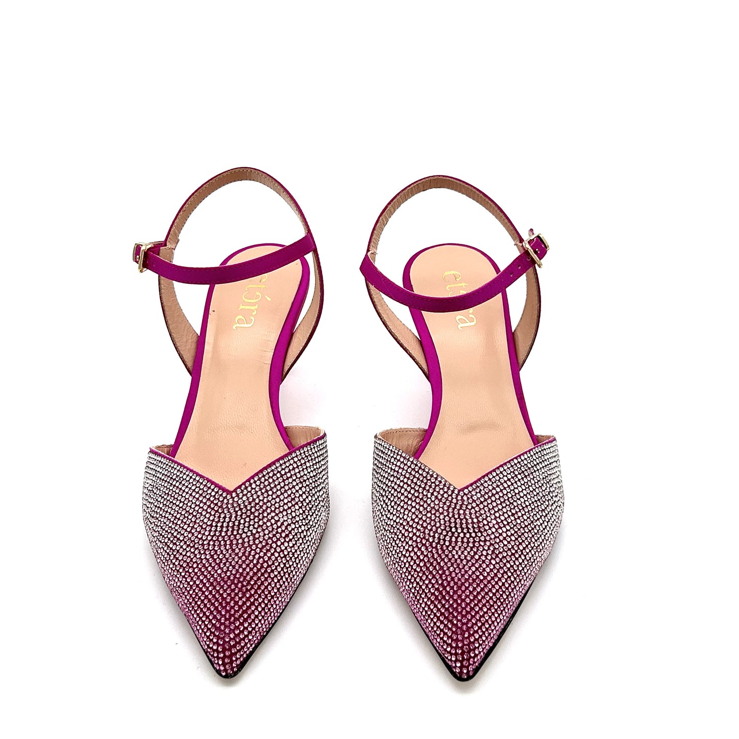 ETÉRA Slingback Raso Strass