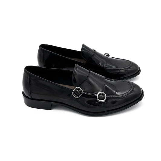 DOGE Doppia Fibbia Pelle Spazzolata