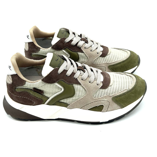 VOILE BLANCHE Sneakers Suede e Tessuto