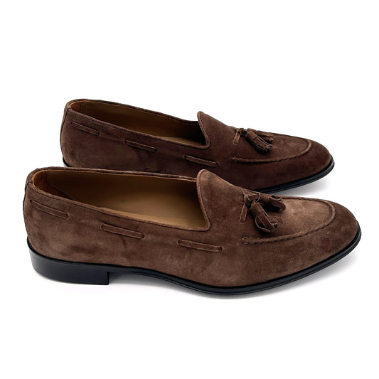 DOGE Mocassini Nappine Pelle Scamosciata