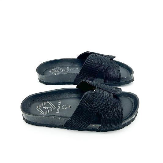 BIO.LAB Ciabatte Tessuto Nero