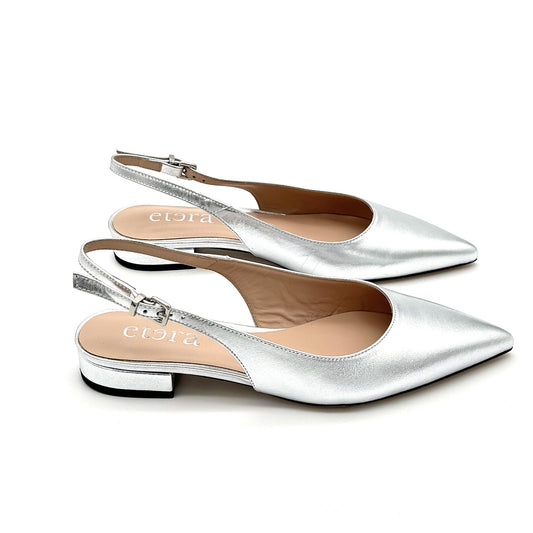 ETÉRA Slingback Pelle Laminata