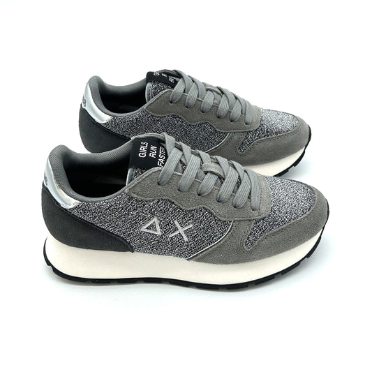 SUN68 Sneakers Suede e Glitter