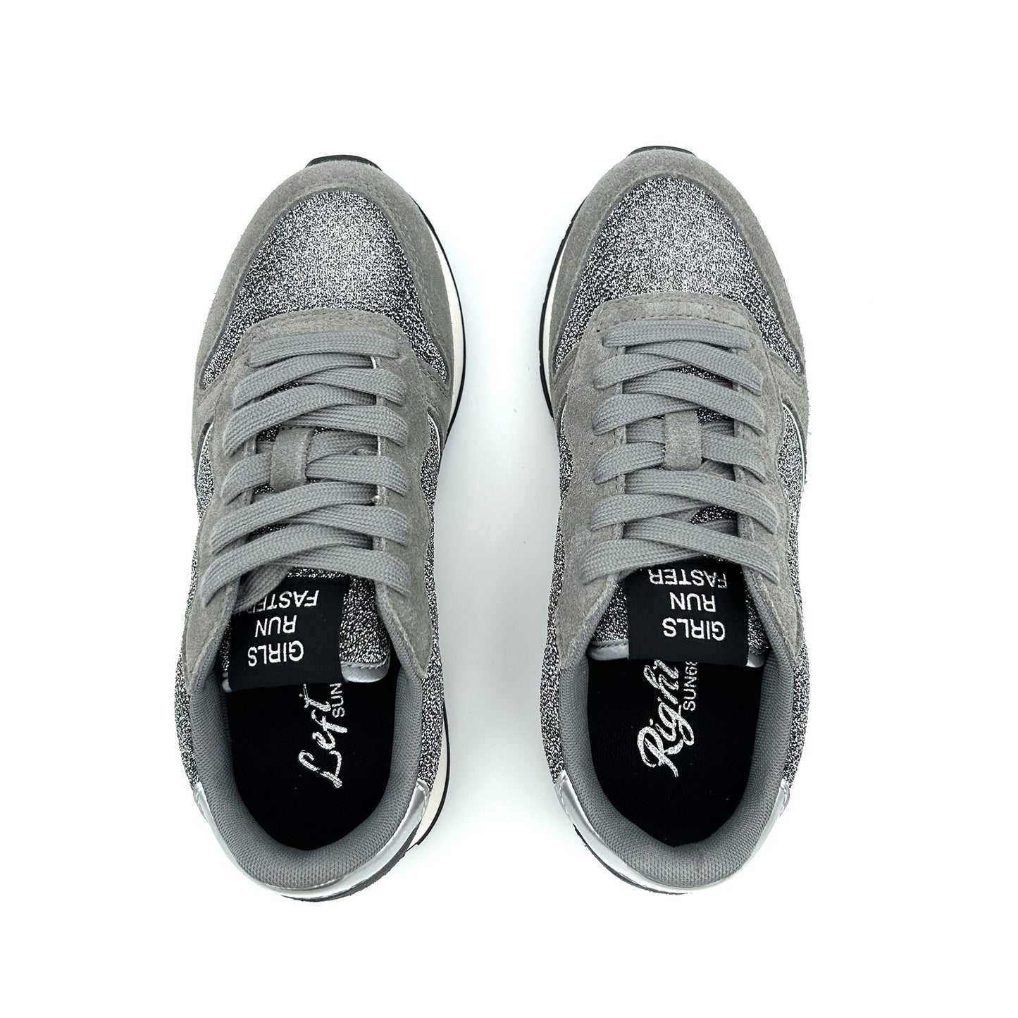 SUN68 Sneakers Suede e Glitter