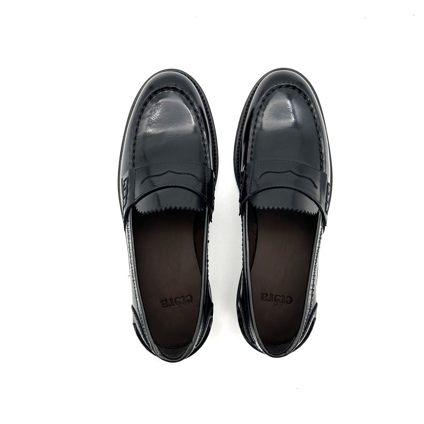 ETÈRA Mocassini College Pelle Spazzolata