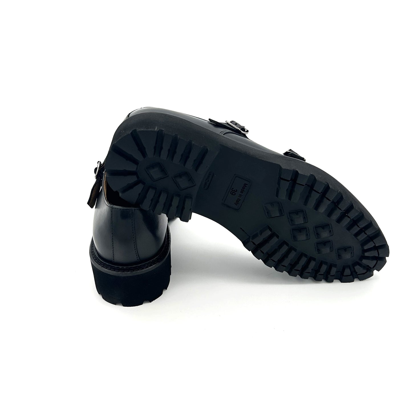 DOGE Doppia Fibbia Pelle Fondo Roccia