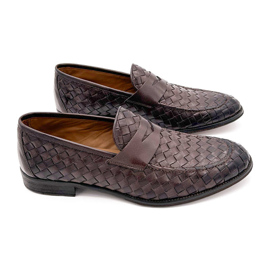 DOGE Mocassini Intrecciati Pelle