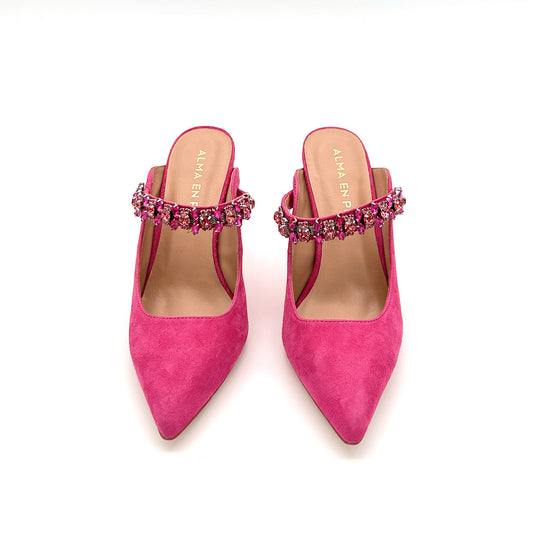 ALMA EN PENA Sandali Sabot Pelle Scamosciata