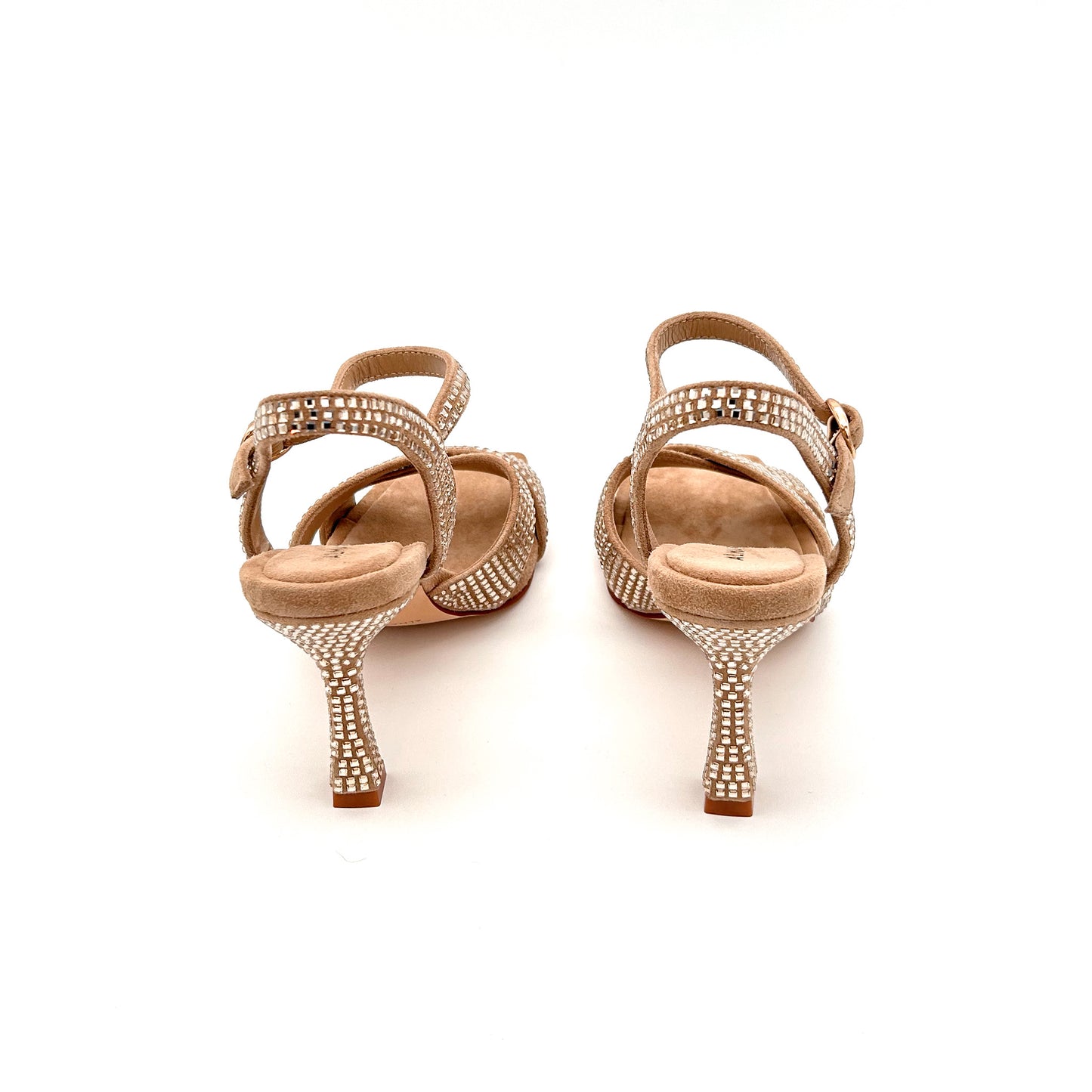 ALMA EN PENA Sandali Strass Pelle Scamosciata