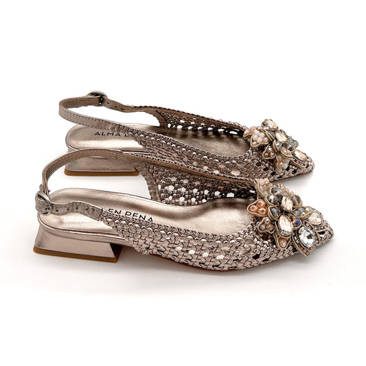 ALMA EN PENA Slingback Pelle