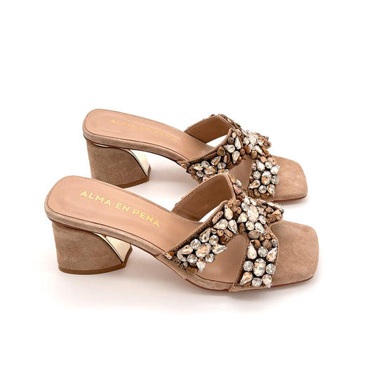 ALMA EN PENA Sandali Ciabatta Pelle Scamosciata