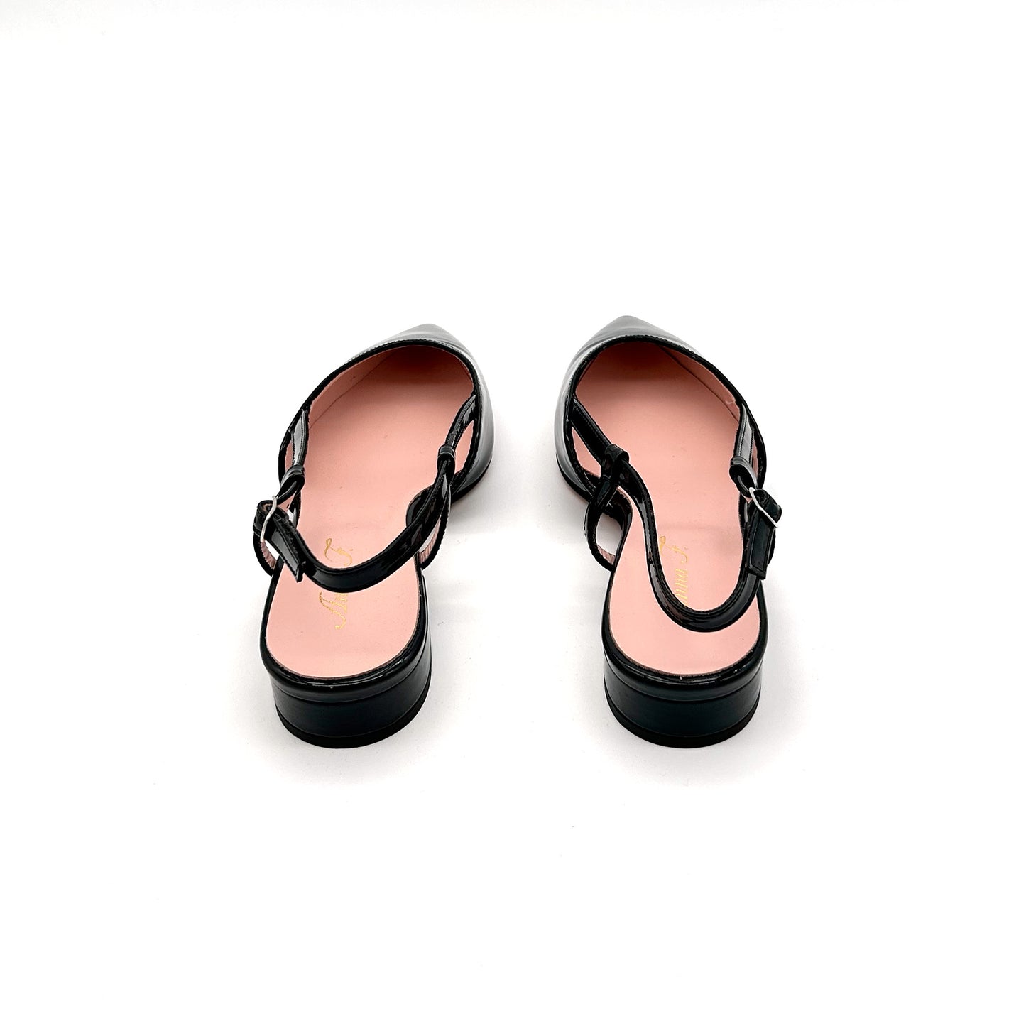 ANNA F. Slingback Pelle Vernice