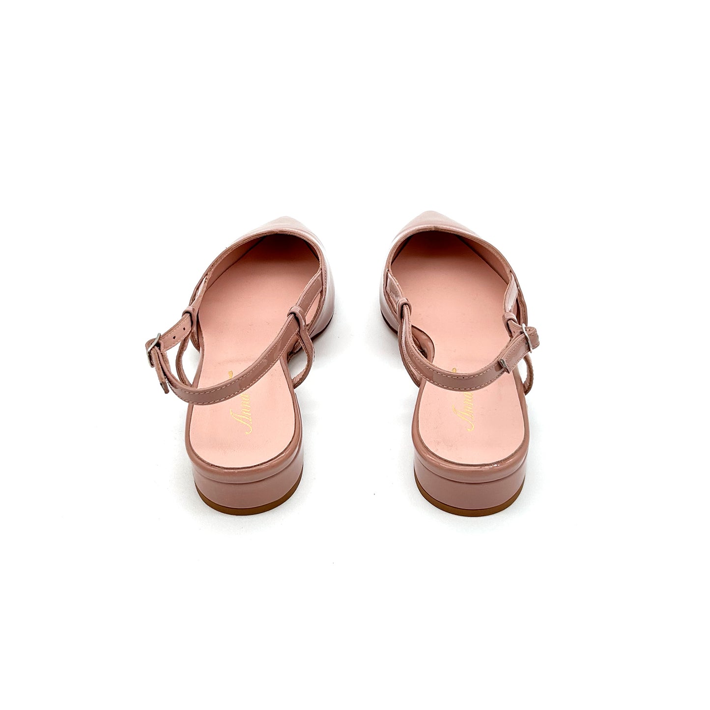 ANNA F. Slingback Pelle Vernice