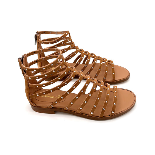 ANNA F. Sandali Schiava Pelle Scamosciata