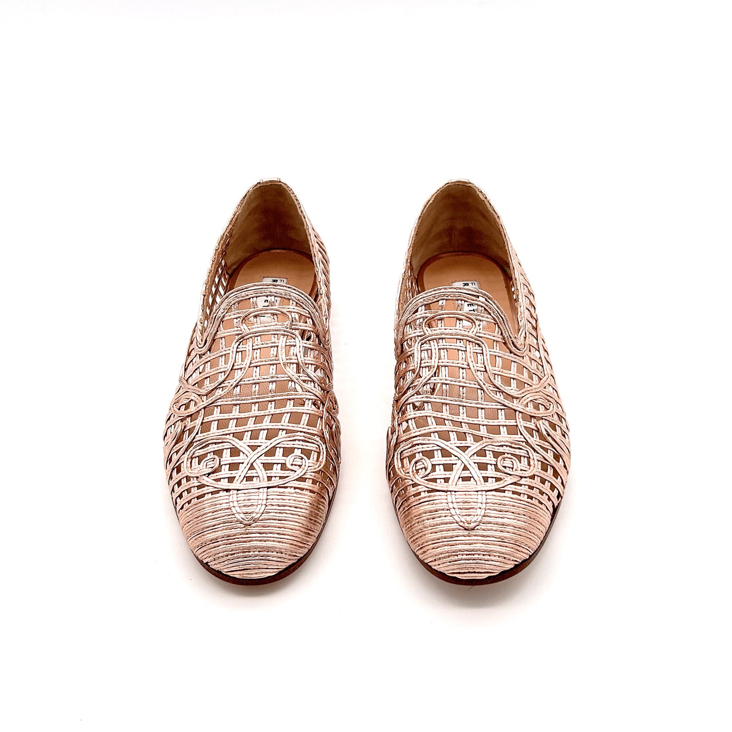 FRATELLI ROSSETTI Mocassini Slipper Intrecciati Pelle