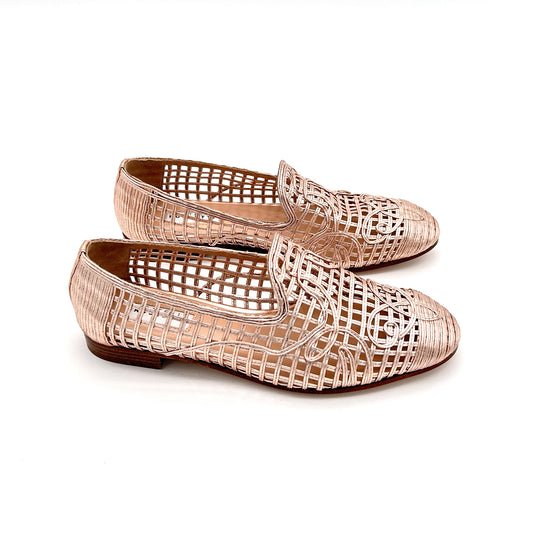 FRATELLI ROSSETTI Mocassini Slipper Intrecciati Pelle