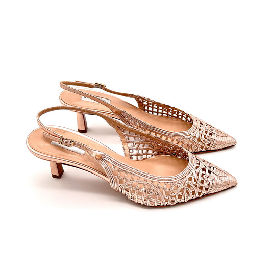 FRATELLI ROSSETTI Slingback Intrecciate Pelle