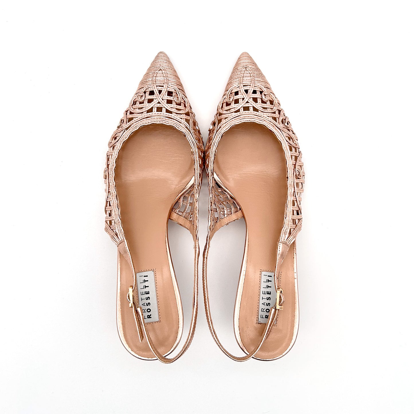 FRATELLI ROSSETTI Slingback Intrecciate Pelle