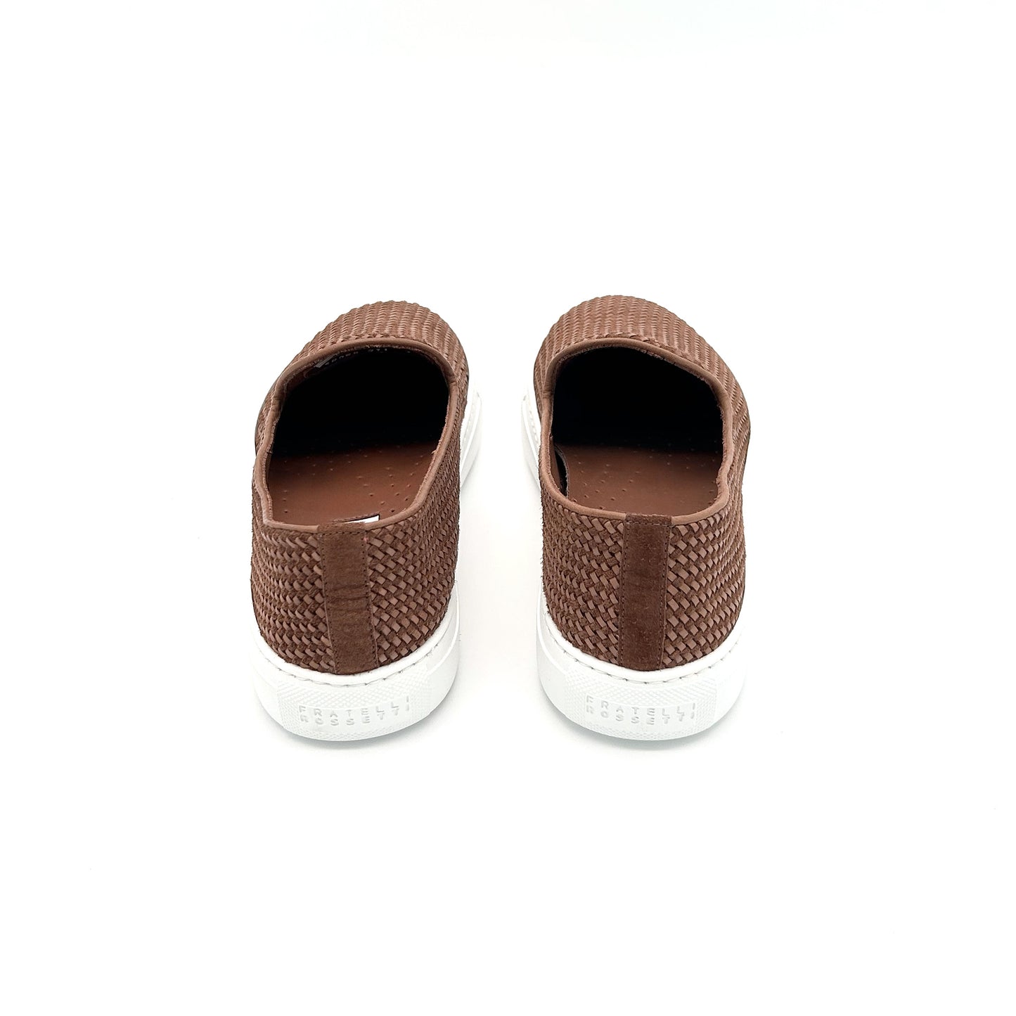 FRATELLI ROSSETTI Slip On Intrecciate Pelle e Suede