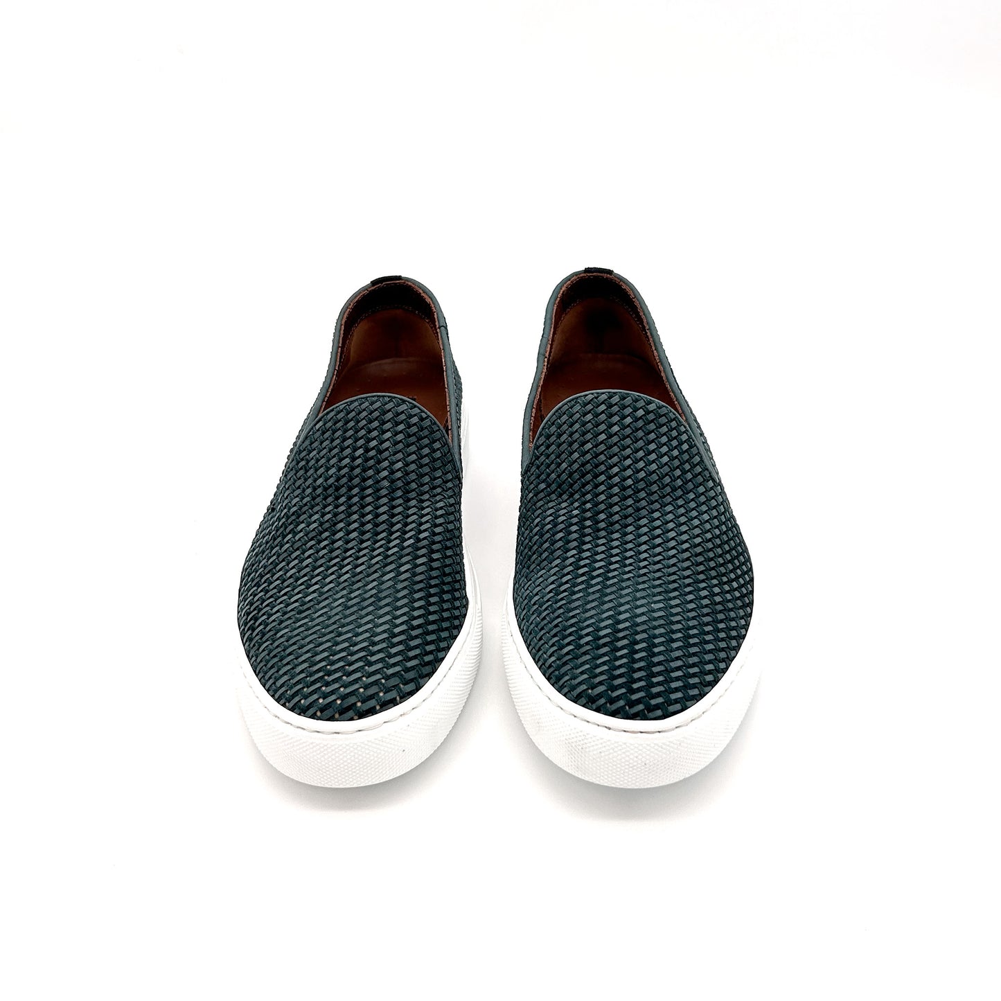 FRATELLI ROSSETTI Slip On Intrecciate Pelle e Suede