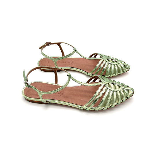 VICENZA Sandali Ragnetto Pelle Laminata