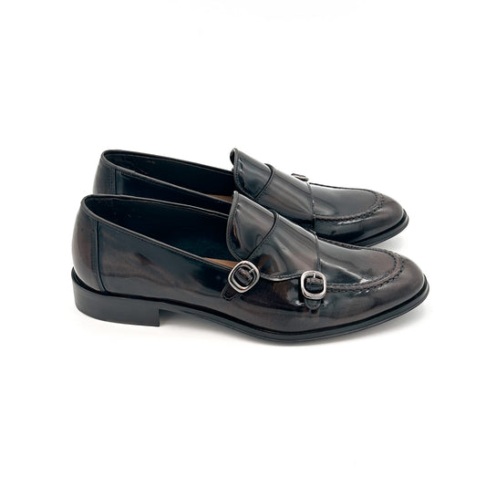 DOGE Doppia Fibbia Pelle Spazzolata