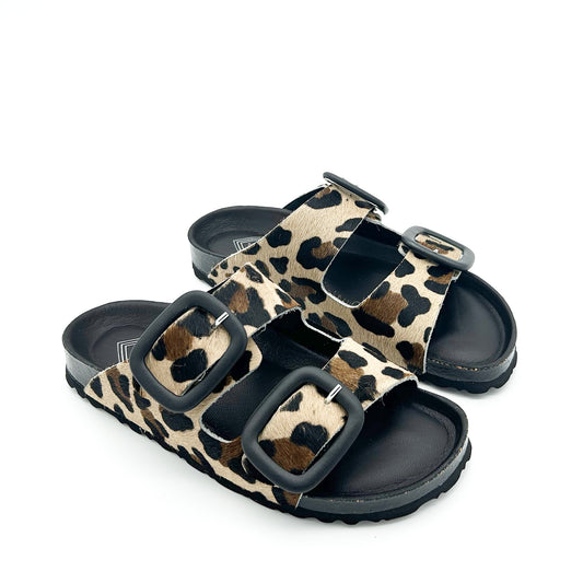BIO.LAB Ciabatte Cavallino Leopardato