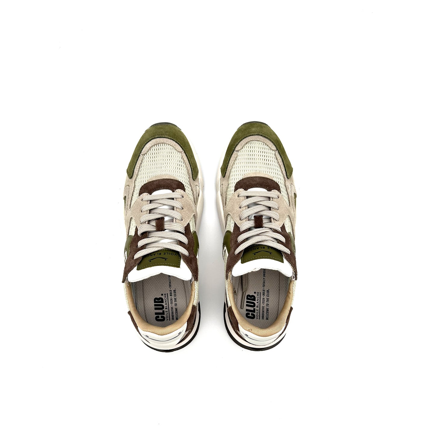 VOILE BLANCHE Sneakers Suede e Tessuto