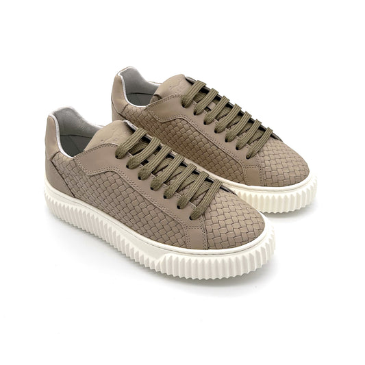 VOILE BLANCHE Sneakers Pelle Intrecciata