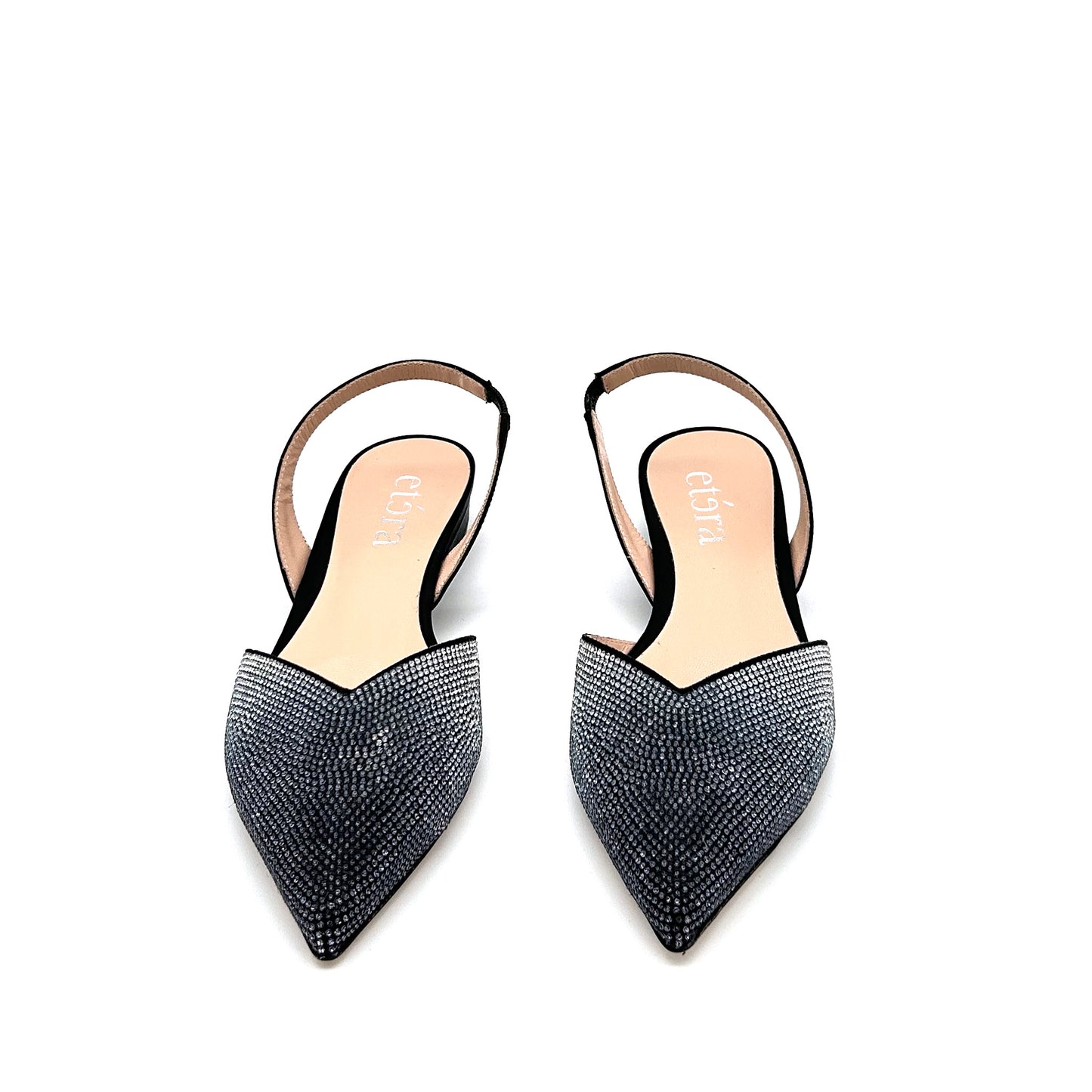 ETÉRA Slingback Raso Strass