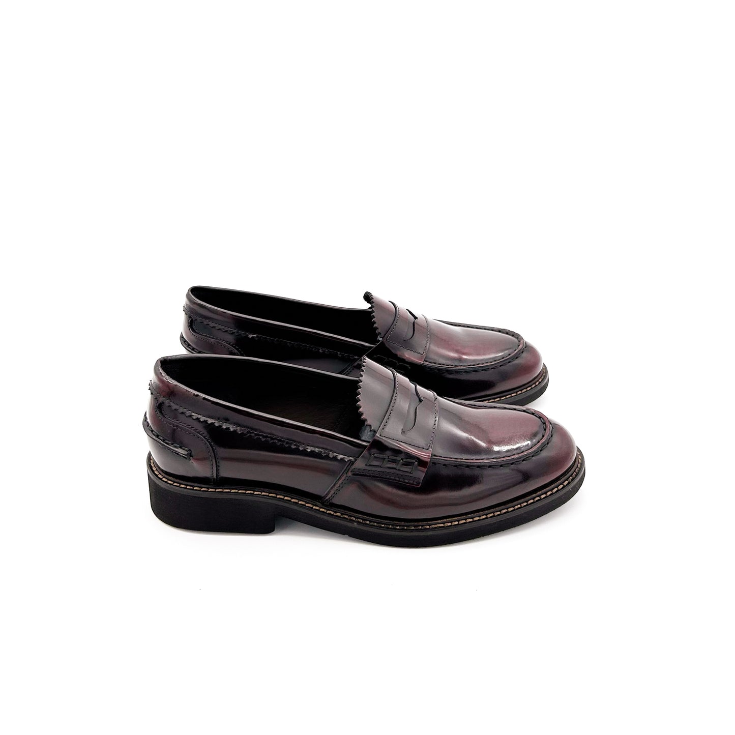 ETÈRA Mocassini College Pelle Spazzolata