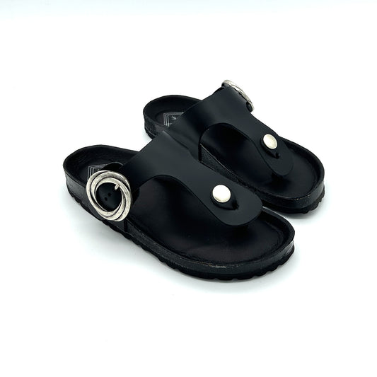 BIO.LAB Ciabatte Pelle Nero