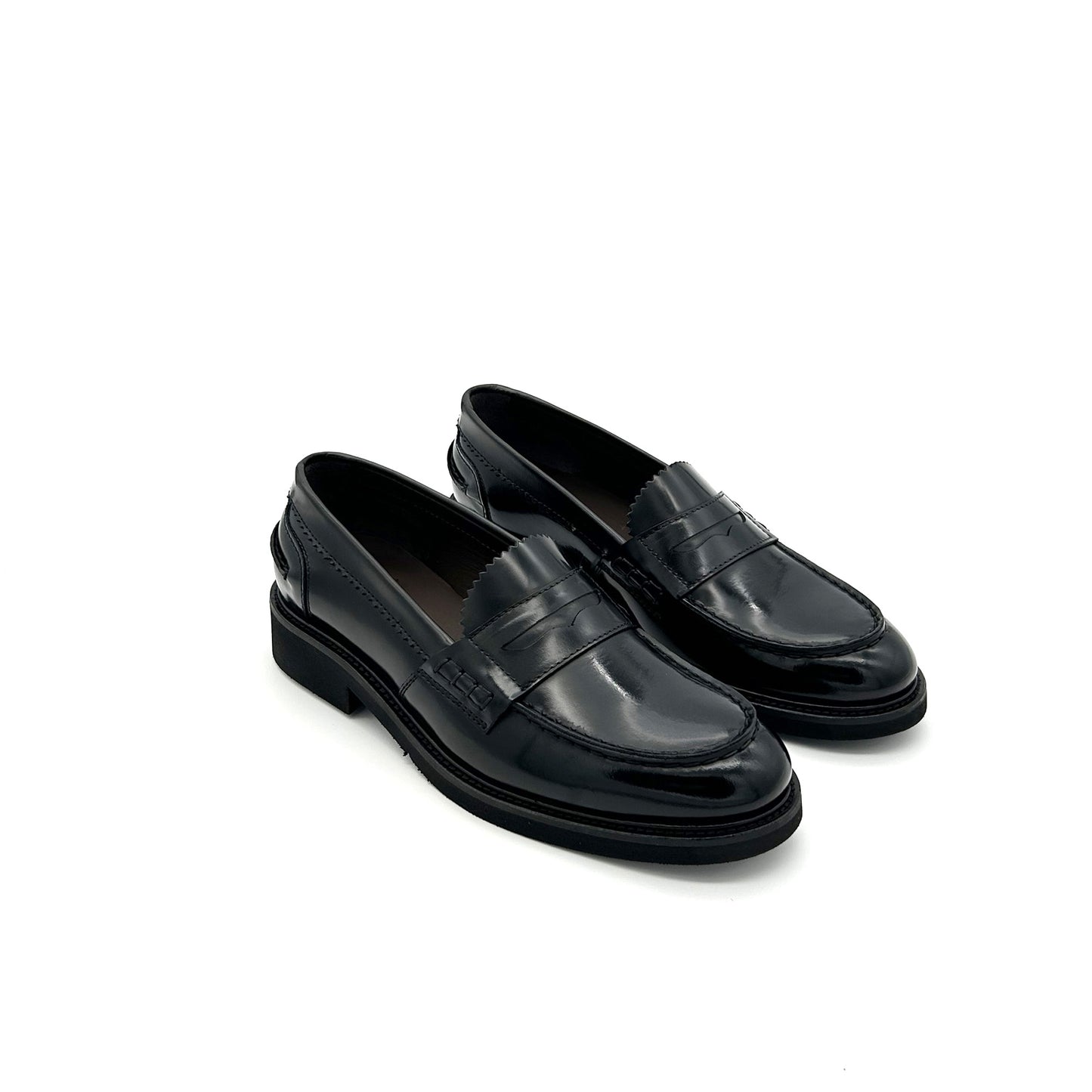 ETÈRA Mocassini College Pelle Spazzolata