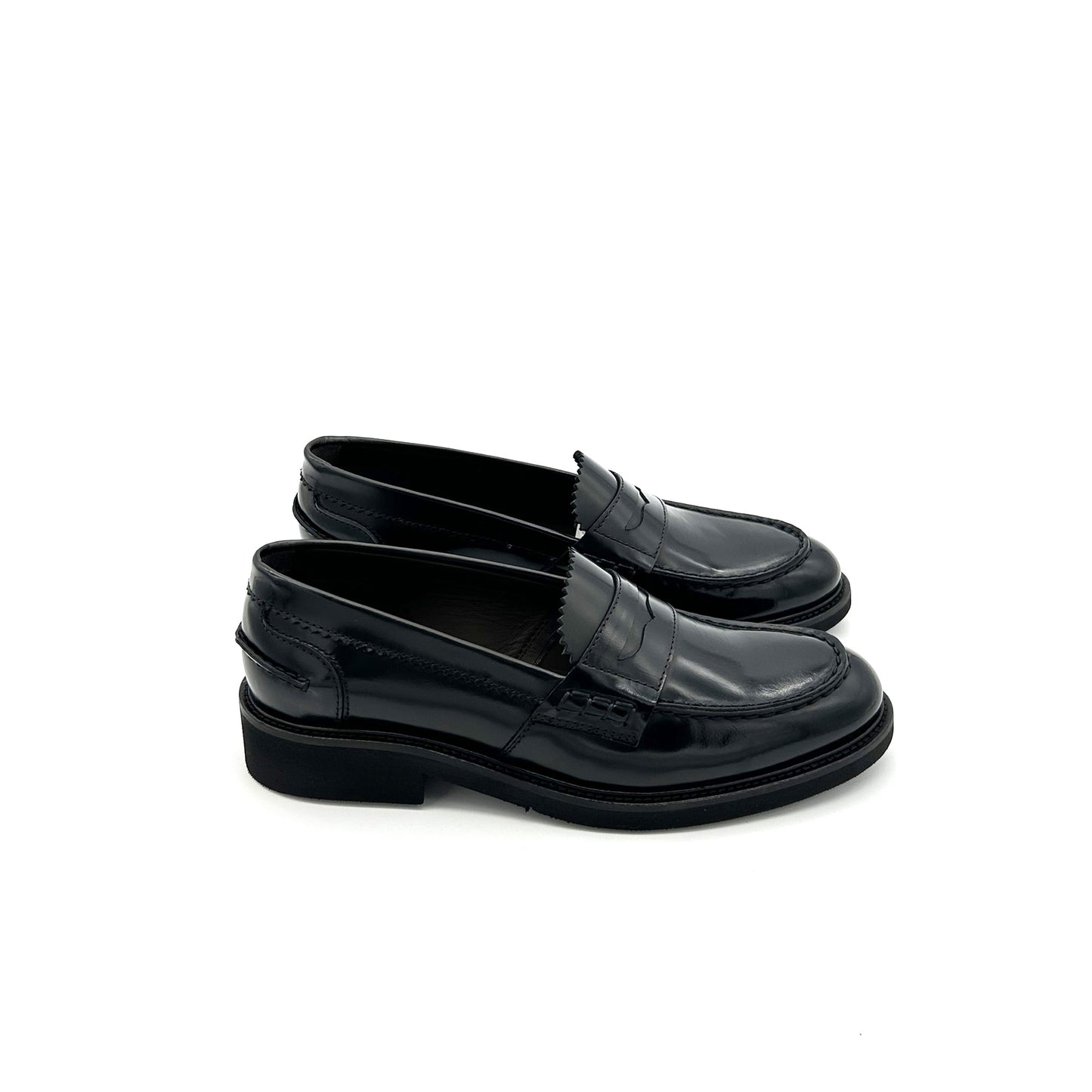 ETÈRA Mocassini College Pelle Spazzolata