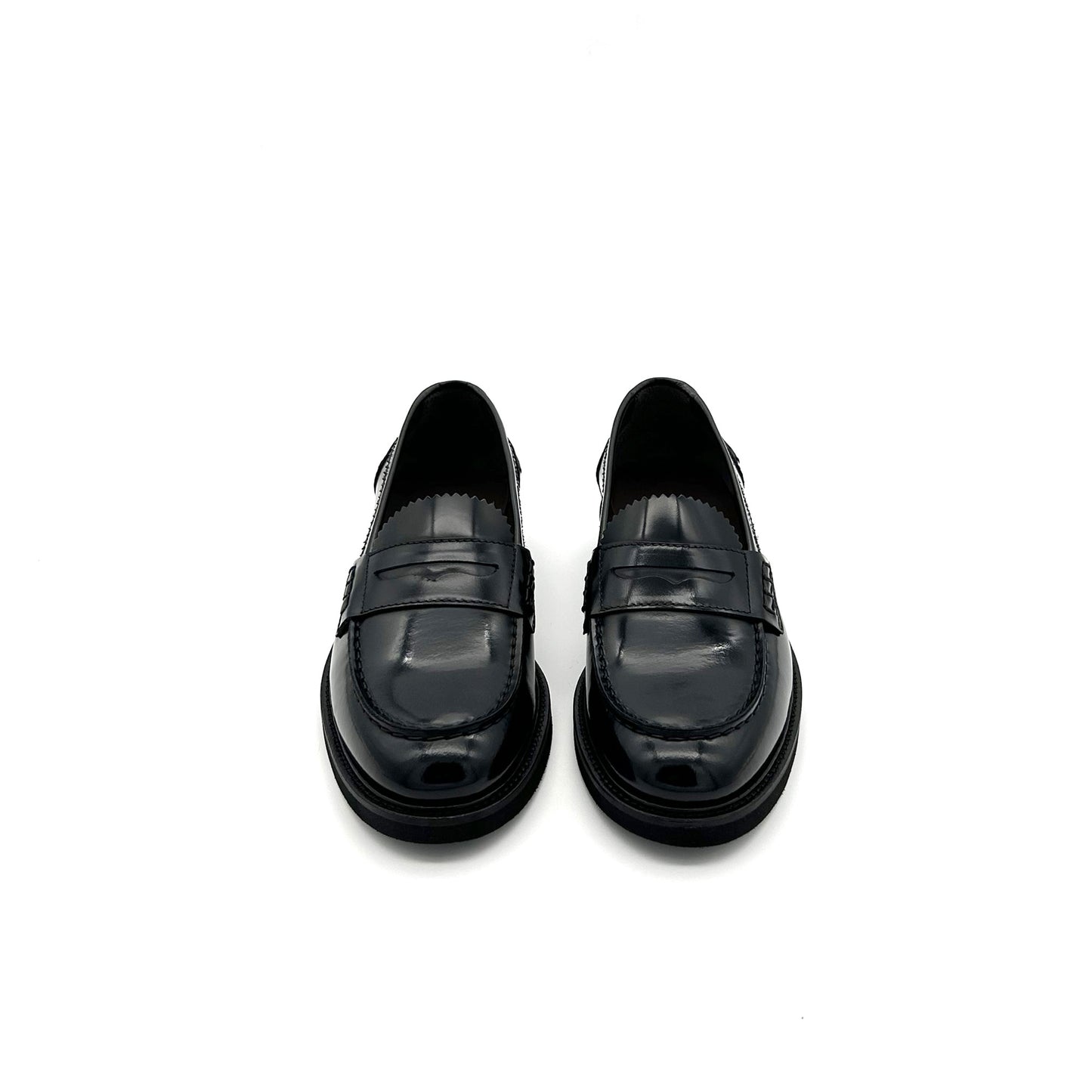 ETÈRA Mocassini College Pelle Spazzolata