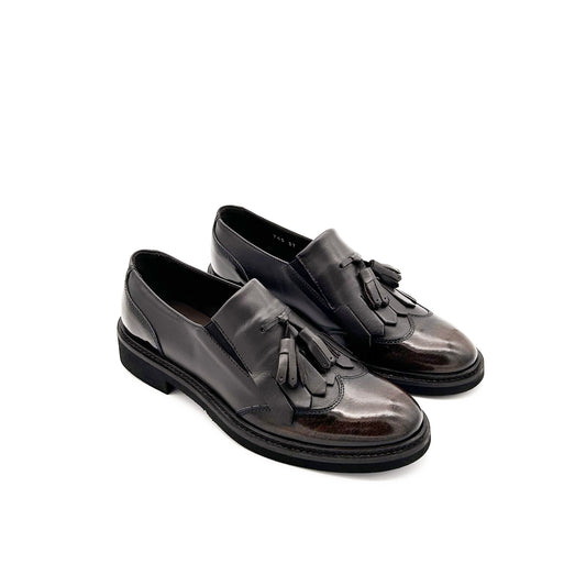 ETÈRA Mocassini Nappine e Frange