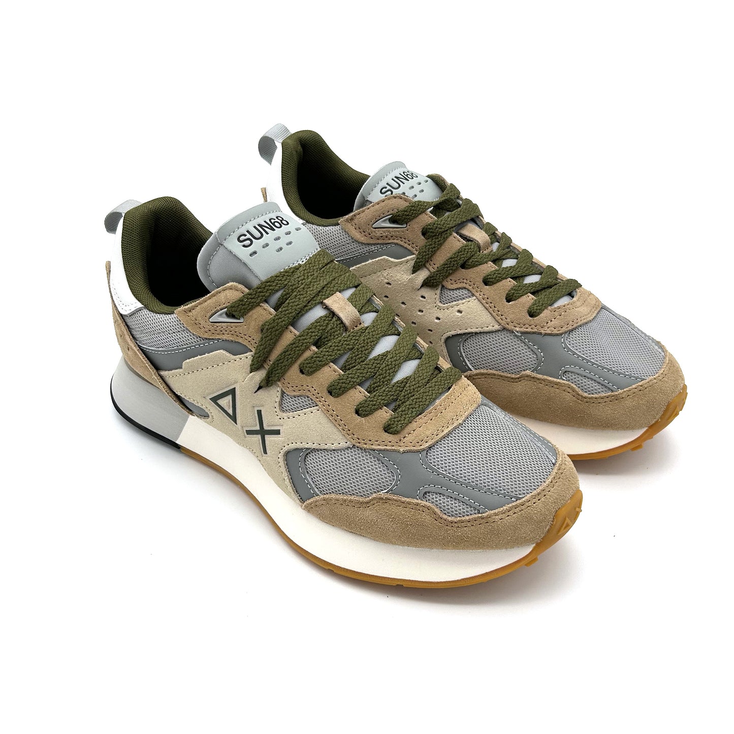SUN68 Sneakers Suede e Nylon