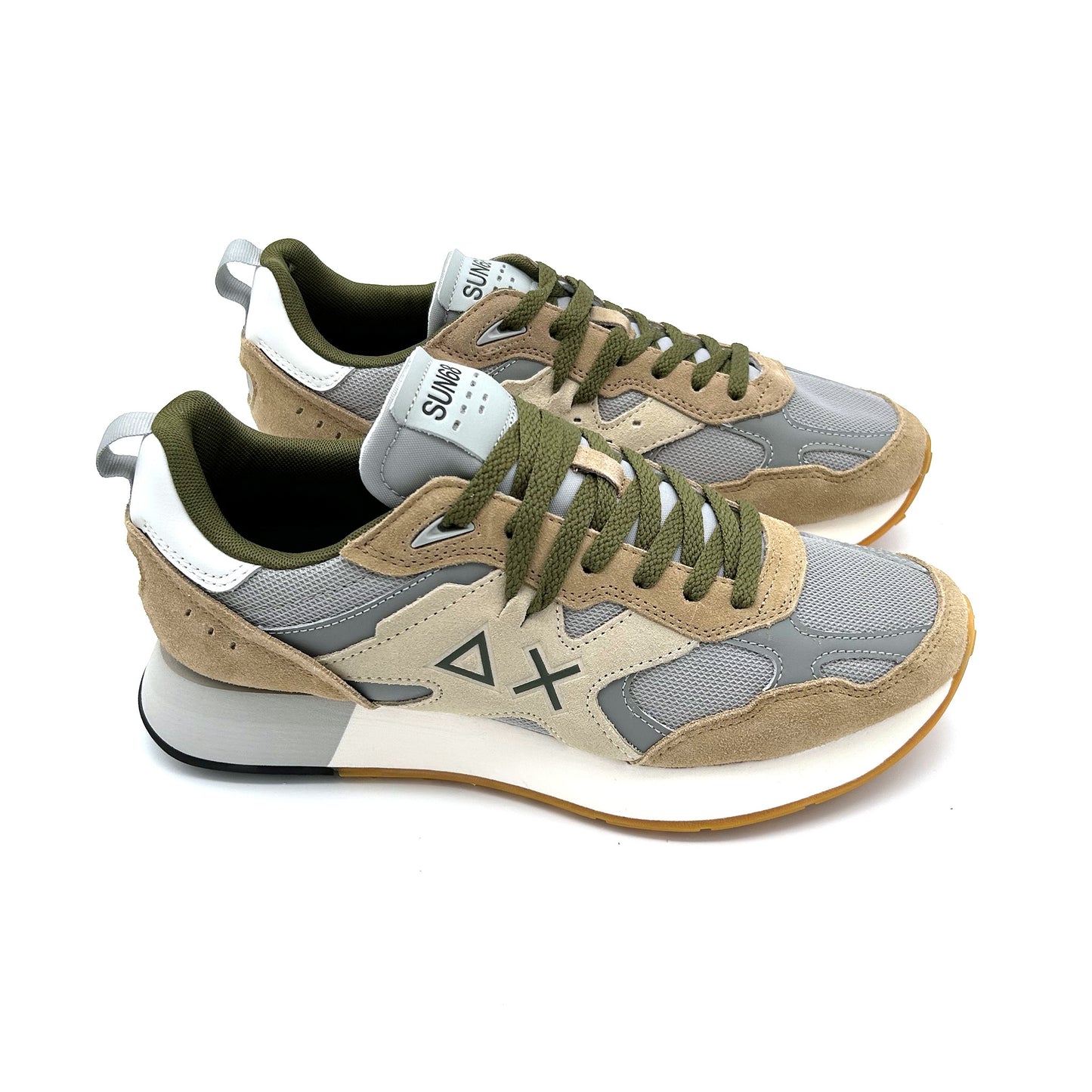 SUN68 Sneakers Suede e Nylon