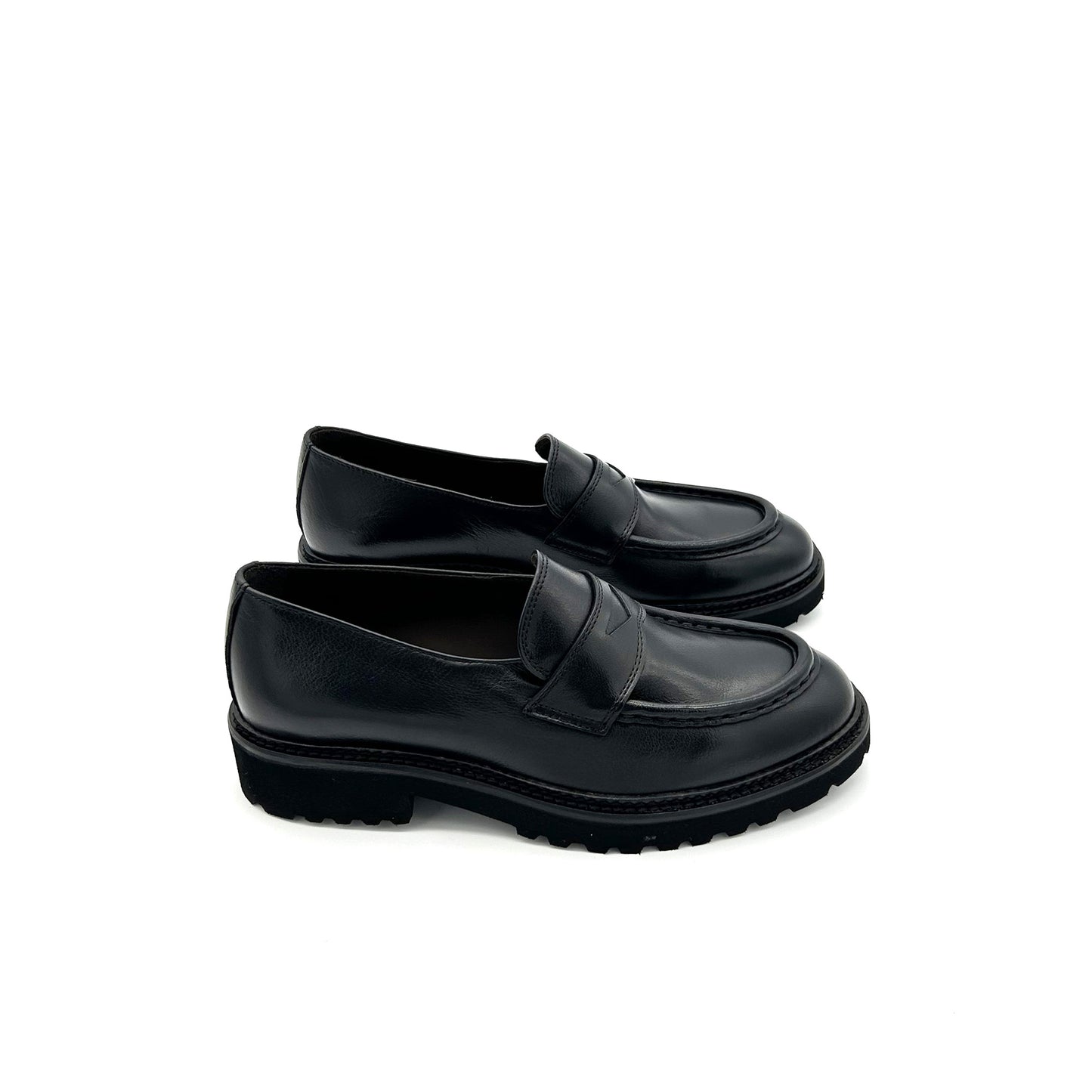 ETERA Mocassini Pelle Fondo Roccia