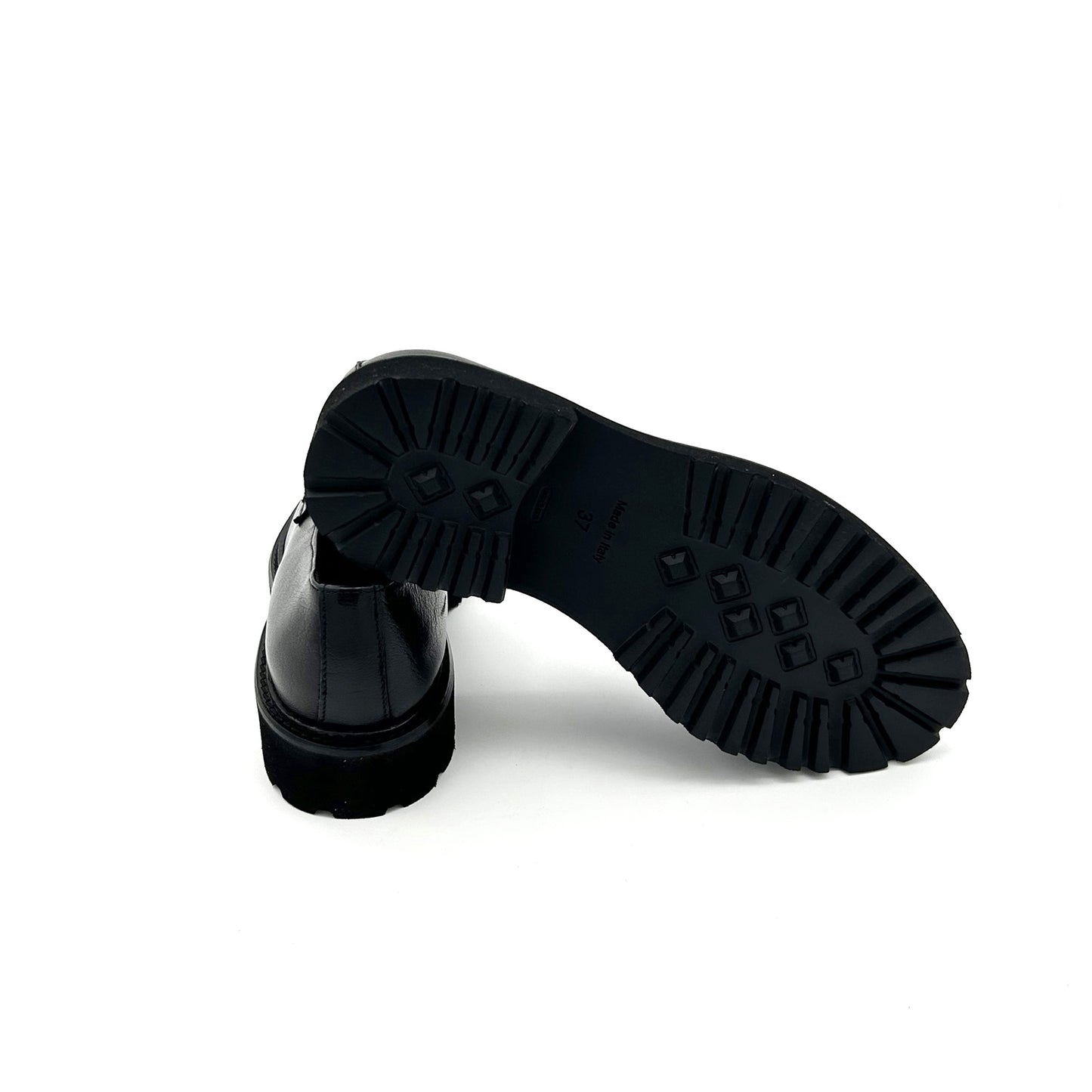 ETERA Mocassini Pelle Fondo Roccia