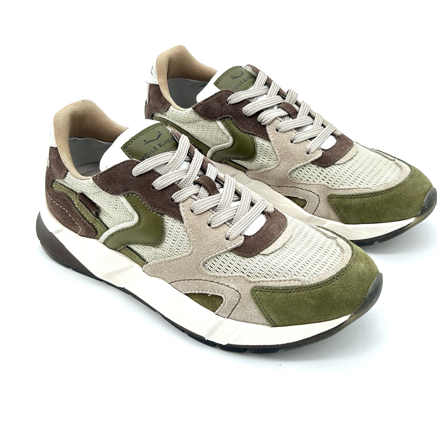 VOILE BLANCHE Sneakers Suede e Tessuto