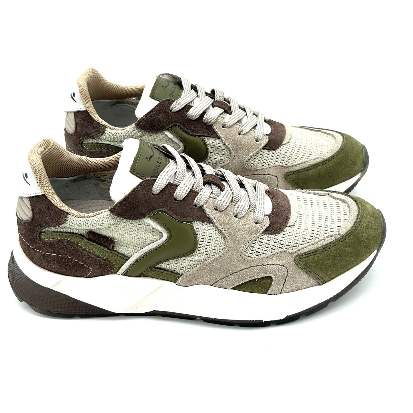 VOILE BLANCHE Sneakers Suede e Tessuto